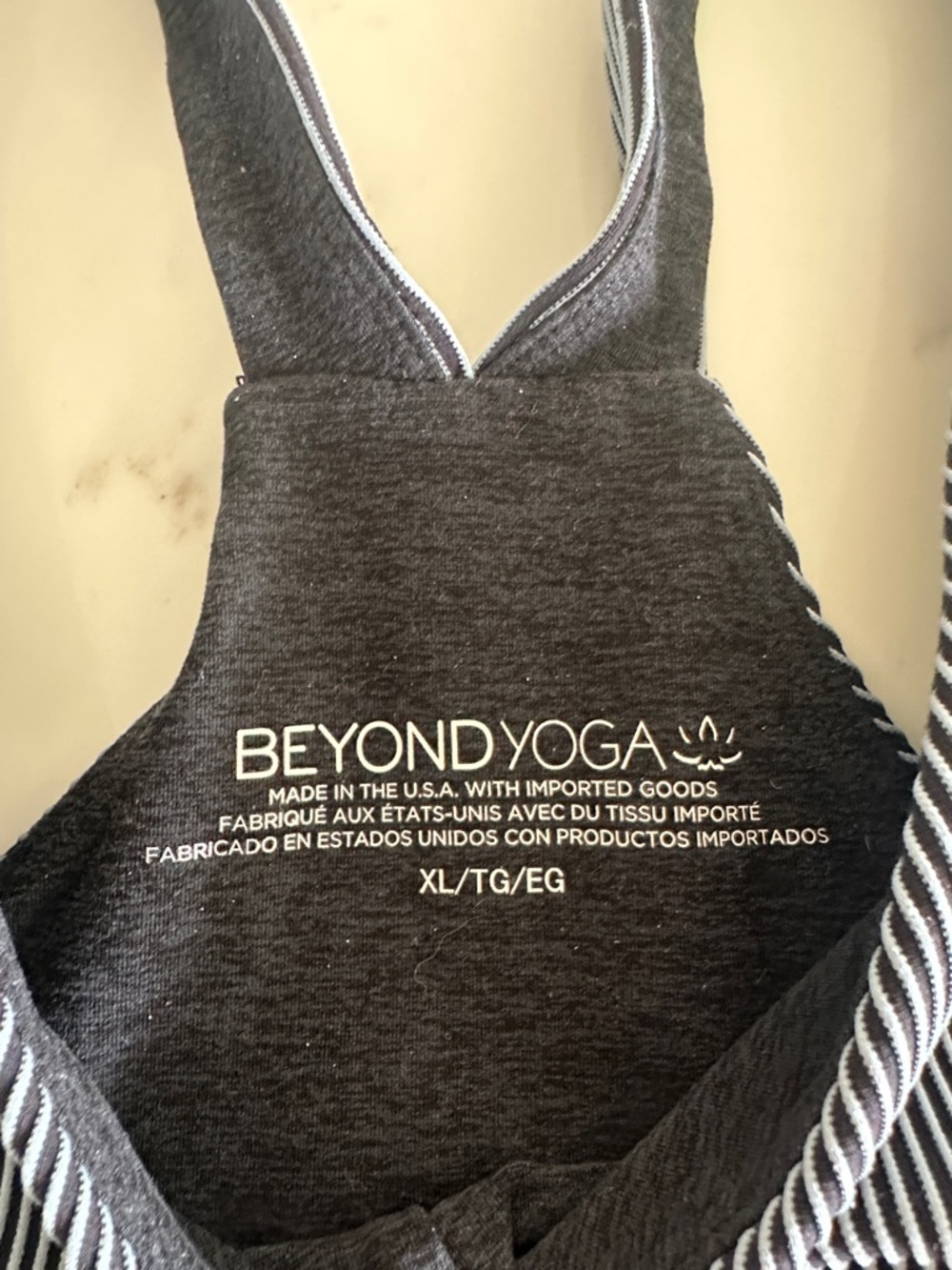 Beyond Yoga Ribbed Racerback Sports Bra - Picture 3 of 4